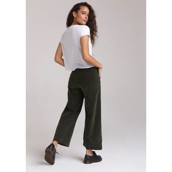 BELLA DAHL - Wide Leg Crop Corduroy Trouser - Picture 4 of 7